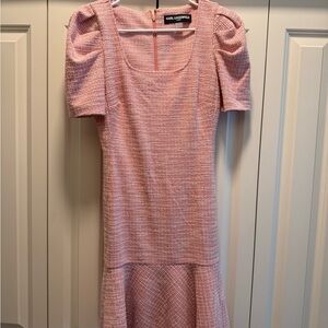 Karl Lagerfeld Blush Midi Dress